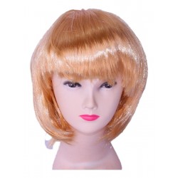 Peluca Corta Rubia Dorada Mona (Entrega Inmediata)