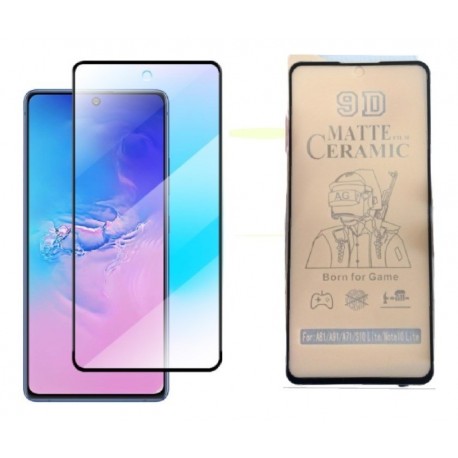 Vidrio Protector Ceramico Full Cover Irrompible Samsung A71 (Entrega Inmediata)