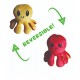 Pulpo Reversible De Peluche Suave Variedad De Colores (Entrega Inmediata)