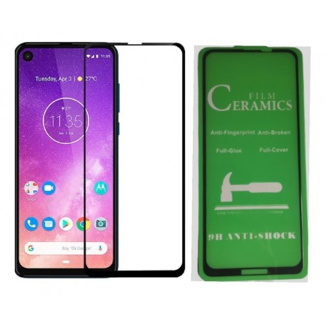 Protector Pantalla No Vidrio Irrompible Motorola One Vision (Entrega Inmediata)