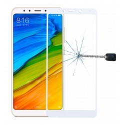 Vidrio Protector Curvo Completo 3d Xiaomi Redmi 5 Plus Blanc (Entrega Inmediata)
