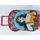 Maleta Ruedas Morral Escolar Dc Comics Mujer Maravilla (Entrega Inmediata)