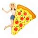 Flotador Piscina Jigante Pizza 180cm X 150cm (Entrega Inmediata)