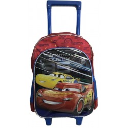 Maleta Ruedas Morral Escolar Cars (Entrega Inmediata)