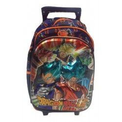Maleta Ruedas Morral Escolar Dragon Ball (Entrega Inmediata)