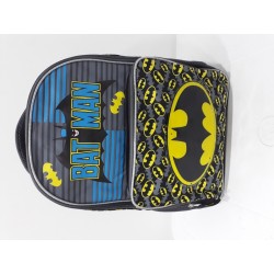 Maleta Morral Escolar Comic Dc Batman Con Luz En Escudo (Entrega Inmediata)