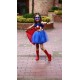 Disfraz Capitan America Niña (Entrega Inmediata)
