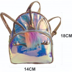 Bolso Morral Escolar Unicornio Tornasol (Entrega Inmediata)
