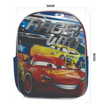 Morral Maleta Escolar Personajes Disney Cars (Entrega Inmediata)