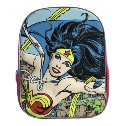 Morral Maleta Escolar Dc Comics Mujer Maravilla (Entrega Inmediata)