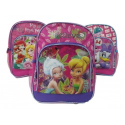 Maleta Morral Escolar Niñas Personajes Hadas Pequeña (Entrega Inmediata)