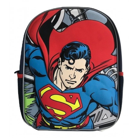 Morral Maleta Escolar Dc Comics Superman (Entrega Inmediata)