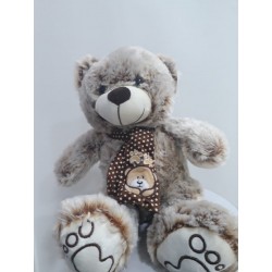 Peluche Oso Con Bufanda De 40 X 30 (Entrega Inmediata)