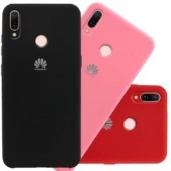 Estuche Silicon Case Huawei Y9 - 2019 Con Vidrio 11d (Entrega Inmediata)