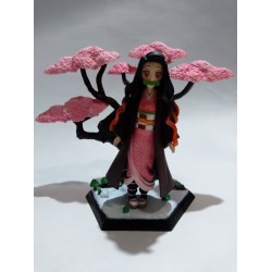 Kimetsu No Yaiba / Demon Slayer Figura Nezuko Arboles (Entrega Inmediata)