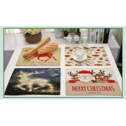 Decoración Navidad Individuales De Mesa (Entrega Inmediata)