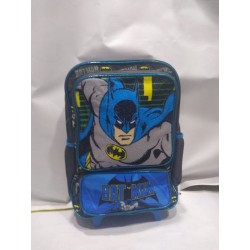 Maleta Ruedas Morral Escolar Dc Comics Batman (Entrega Inmediata)