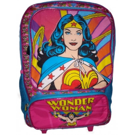 Maleta Morral Escolar Dc Comics Mujer Maravilla (Entrega Inmediata)