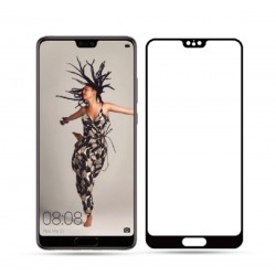 Vidrio Protector Completo Curvo 5d Huawei P20 Lite Negro (Entrega Inmediata)