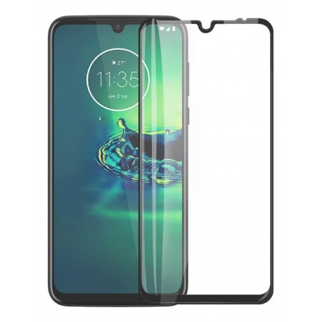 Vidrio Protector Completo Full Cover Motorola G8 / G8 Plus (Entrega Inmediata)
