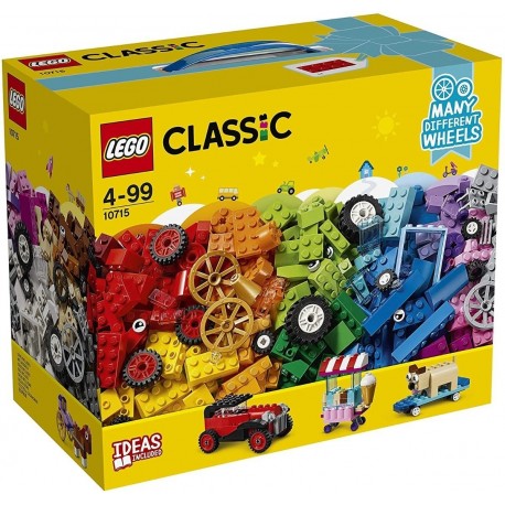Lego Classic - Lego Classic - Ladrillos Sobre Ruedas, Juguet (Entrega Inmediata)