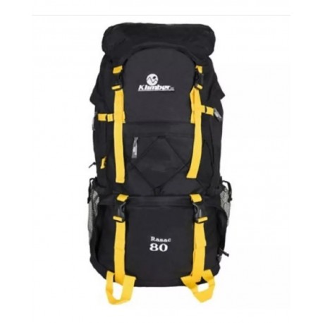Morral Mochila Camping Klimber Rasac 80 Lt Negro (Entrega Inmediata)