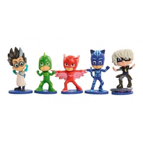 Pj Masks Figura Coleccionable Set (5 Pack) Originales (Entrega Inmediata)