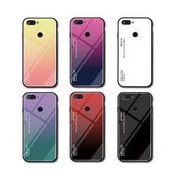 Funda Estuche Degradado Bicolor + Vidrio 5d Xiaomi Mi 8 Lite (Entrega Inmediata)