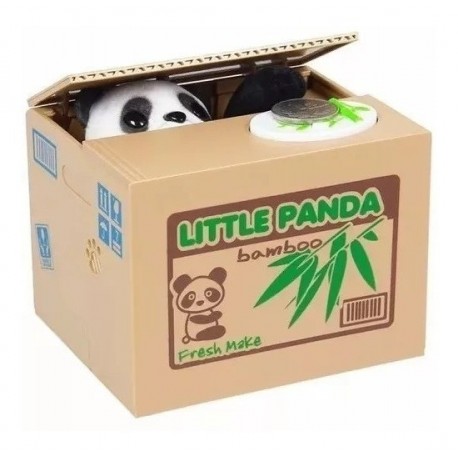 Alcancia Roba Monedas Panda Ahorros Dinero Oso (Entrega Inmediata)