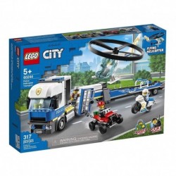 Lego City Policía: Camión De Transporte Del Helicóptero (Entrega Inmediata)
