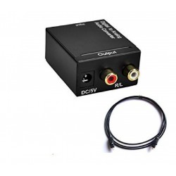 Convertidor Audio Digital Optico A Rca Analogico (Entrega Inmediata)