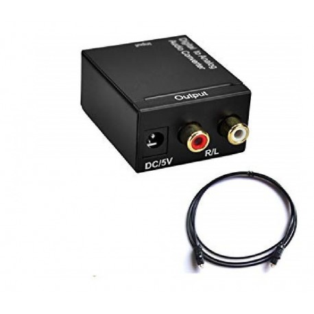 Convertidor Audio Digital Optico A Rca Analogico (Entrega Inmediata)