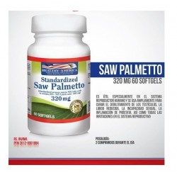 Standardized Saw Palmetto 320 Mg X 60 Soft - Healthy America (Entrega Inmediata)