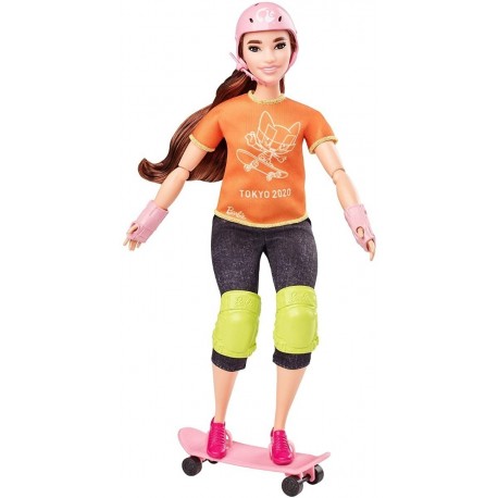 Barbie Juegos Olimpicos Tokyo 2020muñeca Skateboarding Skate (Entrega Inmediata)