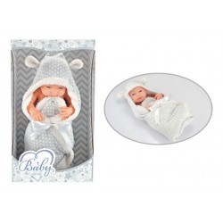 Bebe Baby So Lovely Con Manta Orejitas Gris (Entrega Inmediata)