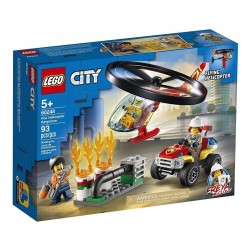 Lego City Intervención Del Helicóptero De Bomberos (Entrega Inmediata)