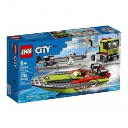 Lego City Transporte Del Barco De Carreras (Entrega Inmediata)