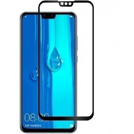 Vidrio Templado 5d Fullcover Huawei Y9 Prime Negro (Entrega Inmediata)