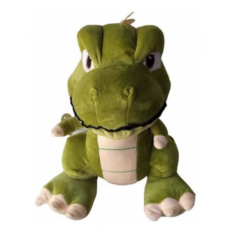 Dinosaurio Verde Cresta - Dinosaurios - 37 Cm X 37 Cm - (Entrega Inmediata)