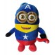 Minions Superhéroes. Capitán América. Con Sonido. 30 X 25 Cm (Entrega Inmediata)