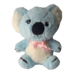 Koala Peludito Mediano Moño 28 X 24 Cm (Entrega Inmediata)