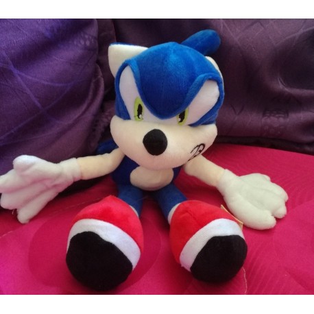 Sonic En Peluche 30x15cm (Entrega Inmediata)