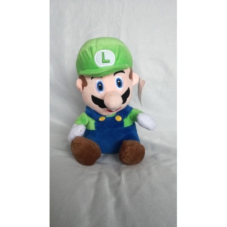 Luigi - Sentado - Mario Bross 20 X 20 Cm (Entrega Inmediata)