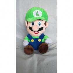 Luigi - Sentado Sonido - Mario Bross 20 X 20 Cm (Entrega Inmediata)