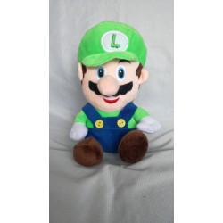 Luigi - Sentado Sonido - Mario Bross 20 X 20 Cm (Entrega Inmediata)