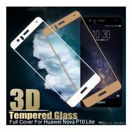Vidrio Templado 3d Huawei P10 - P10 Lite 3 Colores Full Cove (Entrega Inmediata)