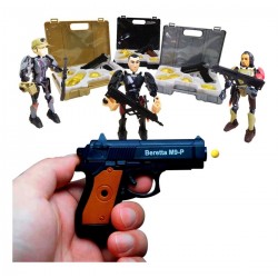 Soldados Militares Policia Set Juguete Didáctico Armas Niños (Entrega Inmediata)
