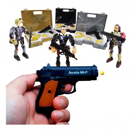 Soldados Militares Policia Set Juguete Didáctico Armas Niños (Entrega Inmediata)