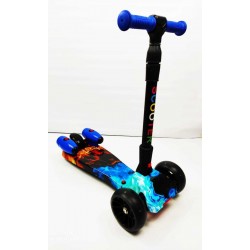 Patineta Scooter Luz Musica Turbinas Humo Altura Ajustable (Entrega Inmediata)
