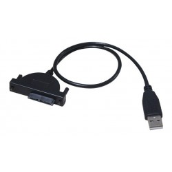 Convertidor Slim Sata A Sata Para Unidades Dvd De Notebook (Entrega Inmediata)